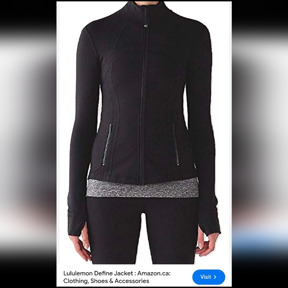 lululemon athletica Women's Black Define Jacket small